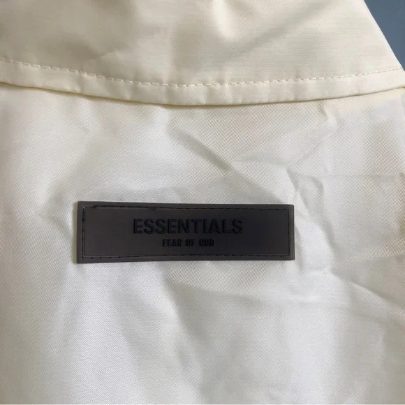 NWT fear of god ESSENTIALS canary jacket unisex s oversize fit - Picture 7 of 8